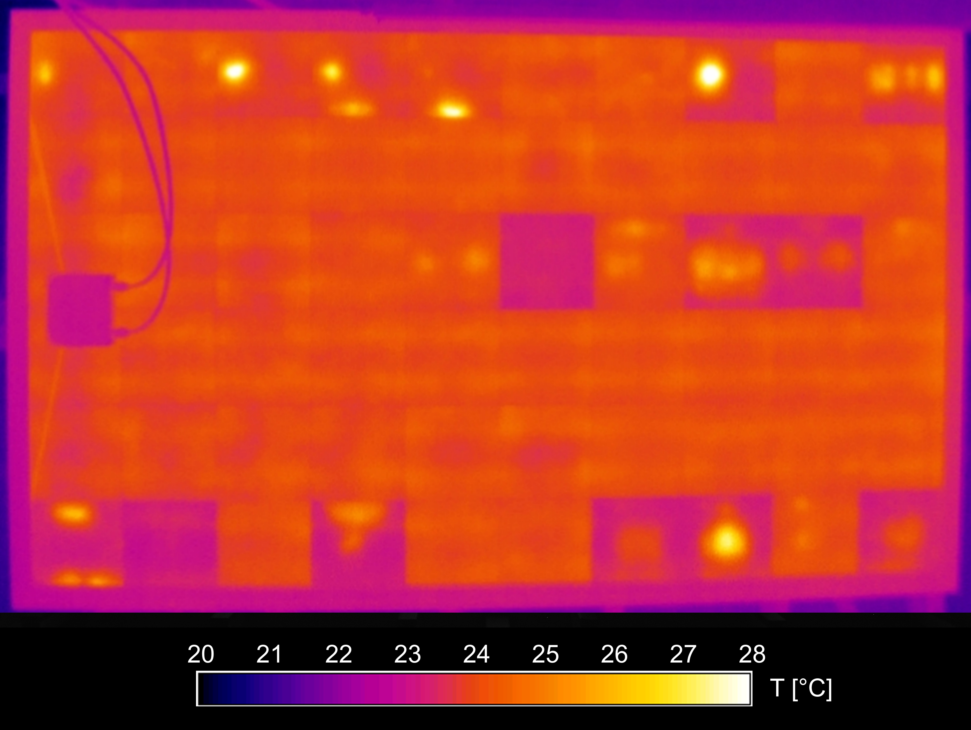 Thermography image PID defect